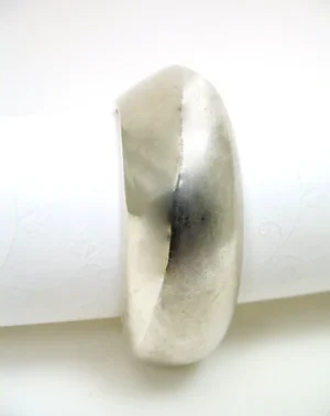 Olaf Skogfoors hollow cuff bracelet - bold and sculptural