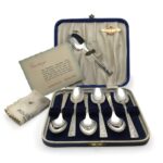1953 Queen Elizabeth Coronation Spoon Set by Sipelia