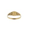 Antique Victorian Baby Signet Ring Engraved Initial G, rich gold filled