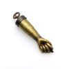 Antiqued Gold Figa Charm Mano Fico Pendant