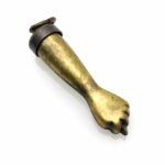 Antiqued Gold Figa Charm Mano Fico Pendant