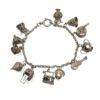 Art Deco  3D Charm Bracelet