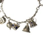 Art Deco  3D Charm Bracelet