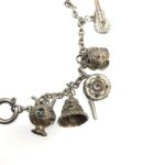 Art Deco  3D Charm Bracelet