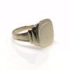 Art Deco Era Men's Blank Signet Ring Size  10.5 10k Gold Handmade Vintage
