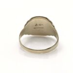 Art Deco Era Men's Blank Signet Ring Size  10.5 10k Gold Handmade Vintage