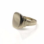 Art Deco Era Men's Blank Signet Ring Size  10.5 10k Gold Handmade Vintage
