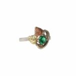 Black Hills Gold Sterling Silver and Emerald Ring