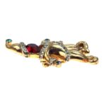 Dutch Couple Duette Coro Sterling Fur Clips