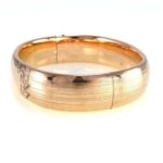 Exquisite Late Victorian Edwardian Bangle Clamper Bracelet in Gold Filled