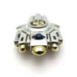 Frank Meisler Hamsa Sterling Pendant Brooc