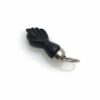 Vintage Hand Carved Ebonized Wood Figa Charm