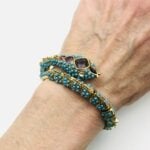 Retired KJL Snake Bangle Bracelet - Vivacious Viper - c. 2013