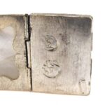 Persian Story Silver Bracelet, Chinese Export, Hand Painted Mother of Pearl