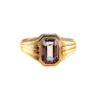 Rose de France Light Amethyst Gold Signet Ring