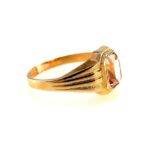Rose de France Light Amethyst Gold Signet Ring