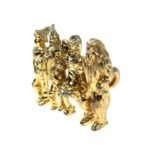 Sterling Silver Wizard of Oz MGM Charm Dorothy Lion Scarecrow Tin Man