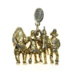 Sterling Silver Wizard of Oz MGM Charm Dorothy Lion Scarecrow Tin Man