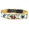 Theodore Olsen Eftf Guilloche Enamel Sterling Silver Bracelet