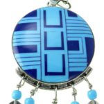 Turquoise Lapis Inlay Sterling Dream Catcher Necklace