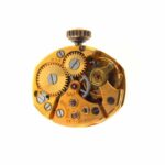 Two Tone 14k Gold Diamonds Bulova Bracelet Watch 23J 23 Jewels