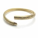 Vintage Gold Filled Bangle Bracelet by Carl Art