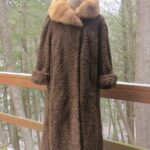 Vintage Schiaparelli Fur Coat Swing Full Length 1940’s to 1950’s