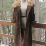 Vintage Schiaparelli Fur Coat Swing Full Length 1940’s to 1950’s