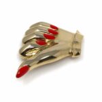 Vintage Thumb Up "Like" or OK Hand Brooch Pin