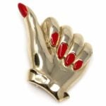 Vintage Thumb Up "Like" or OK Hand Brooch Pin