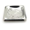 Vintage Lars Andersson Modernist Chrome Tray - Sitting Bison - Chrome Plate