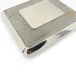 Vintage Lars Andersson Modernist Chrome Tray - Sitting Bison - Chrome Plate