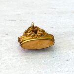 Art Nouveau Gold Filled Watch Fob Pendant