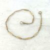 Mixed Metals Bar Link Pocket Watch Chain