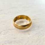 Gold Filled Textured Band Ring