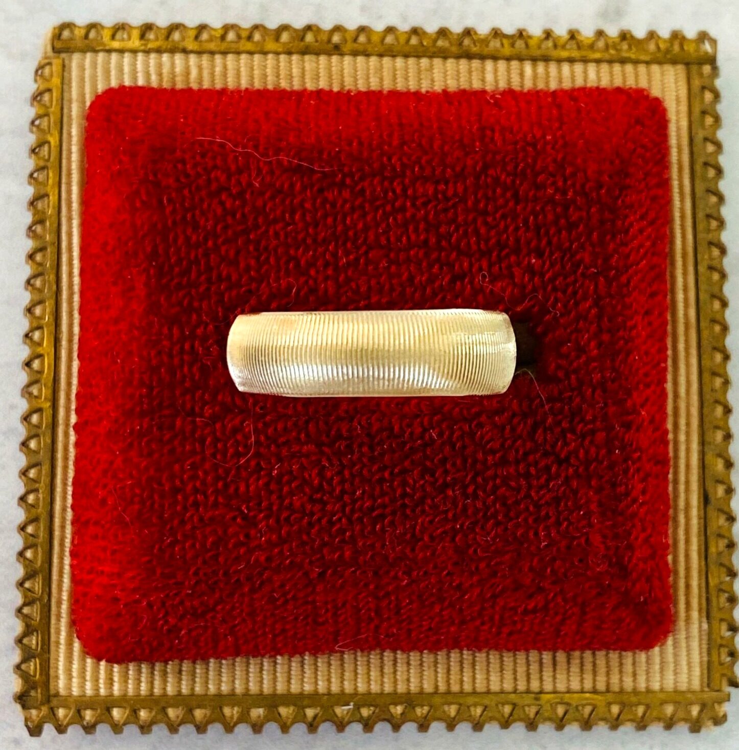 Gold Filled Textured Band Ring