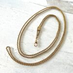 Opal Slide Rope Chain Lorgnette Necklace