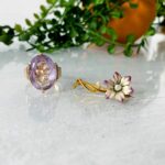 A beautiful antique Victorian Rose de France amethyst gold ring in soft rose gold typical of the Victorian days. It isn't as pink as contemporary rose gold, it has just the warmest hue.