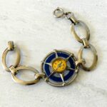 Vintage Working Compass Nautical Bracelet
