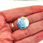 Antique Hand Painted Porcelain Buttons