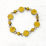Micro Mosaic Bracelet Round Links