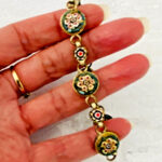Micro Mosaic Bracelet Round Links