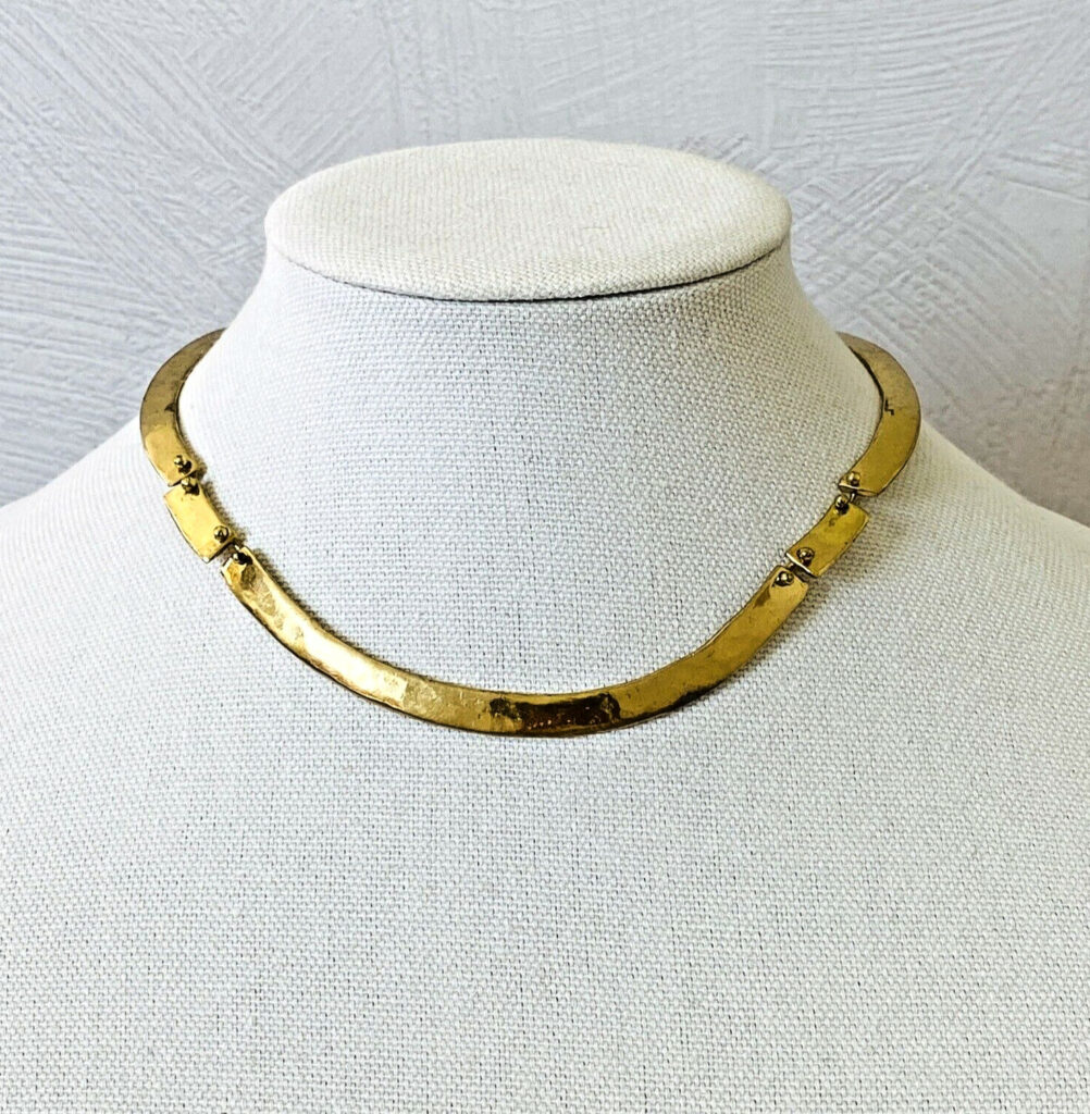 Signed Ann Dick Modernist Necklace