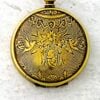 Victorian Hand Engraved Birds Pinchbeck Gold Pocket Watch Locket