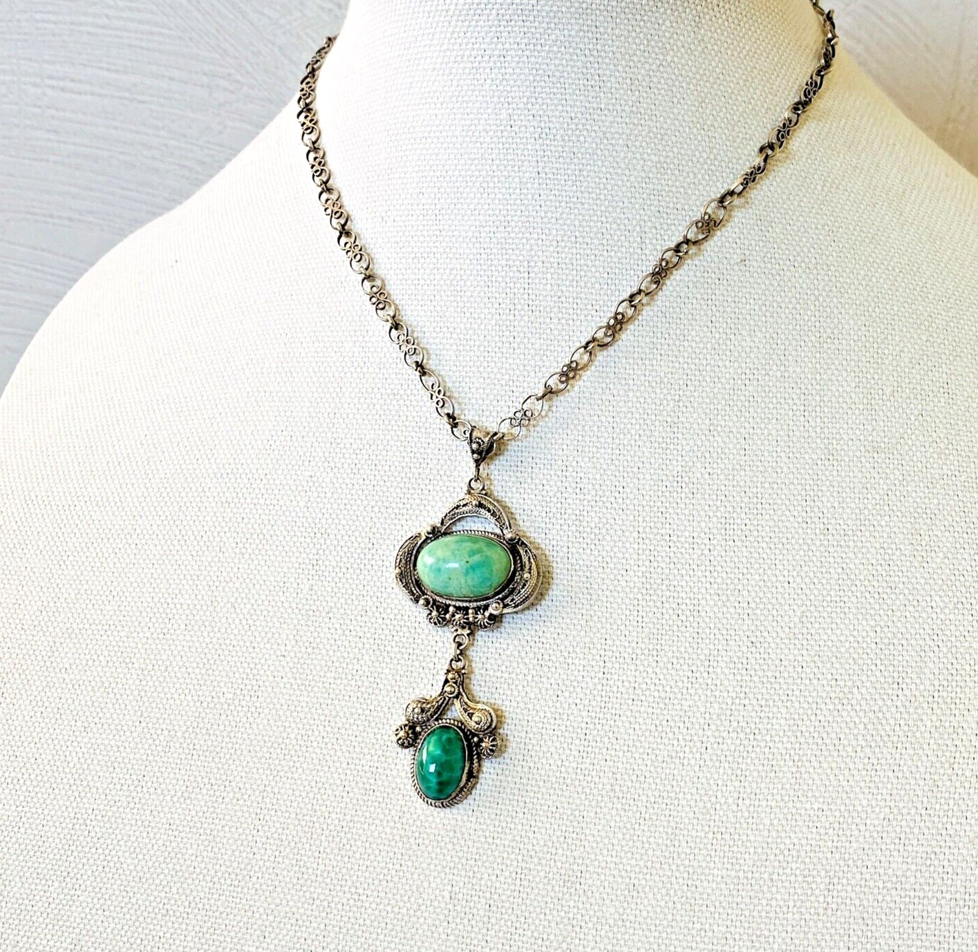 Peruzzi Filigree Pendant Necklace