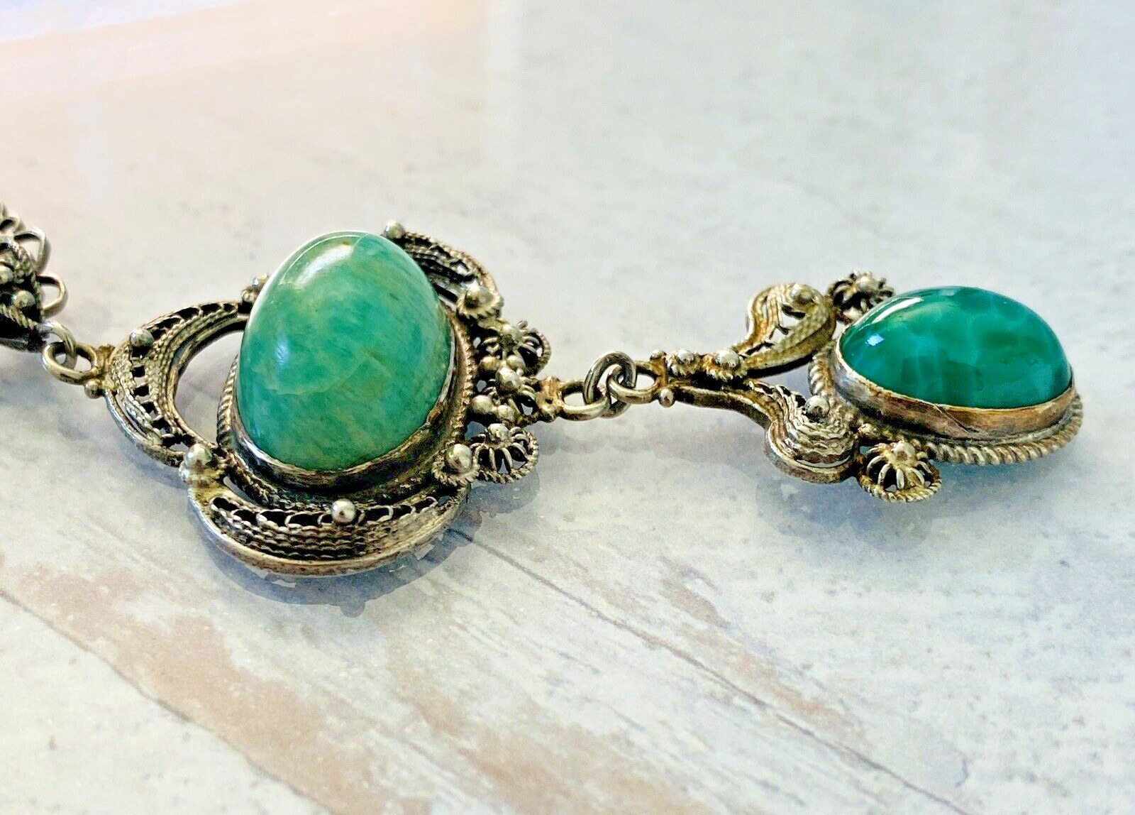Peruzzi Filigree Pendant Necklace