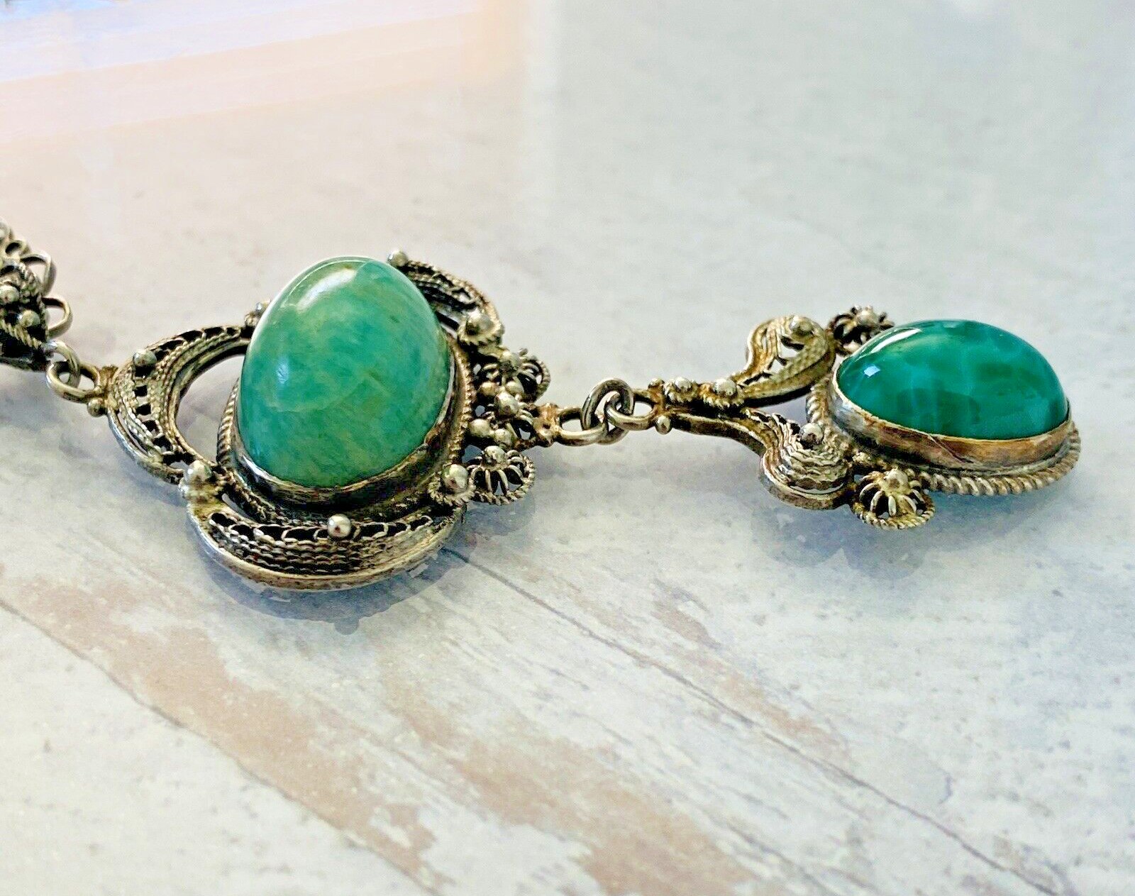 Peruzzi Filigree Pendant Necklace