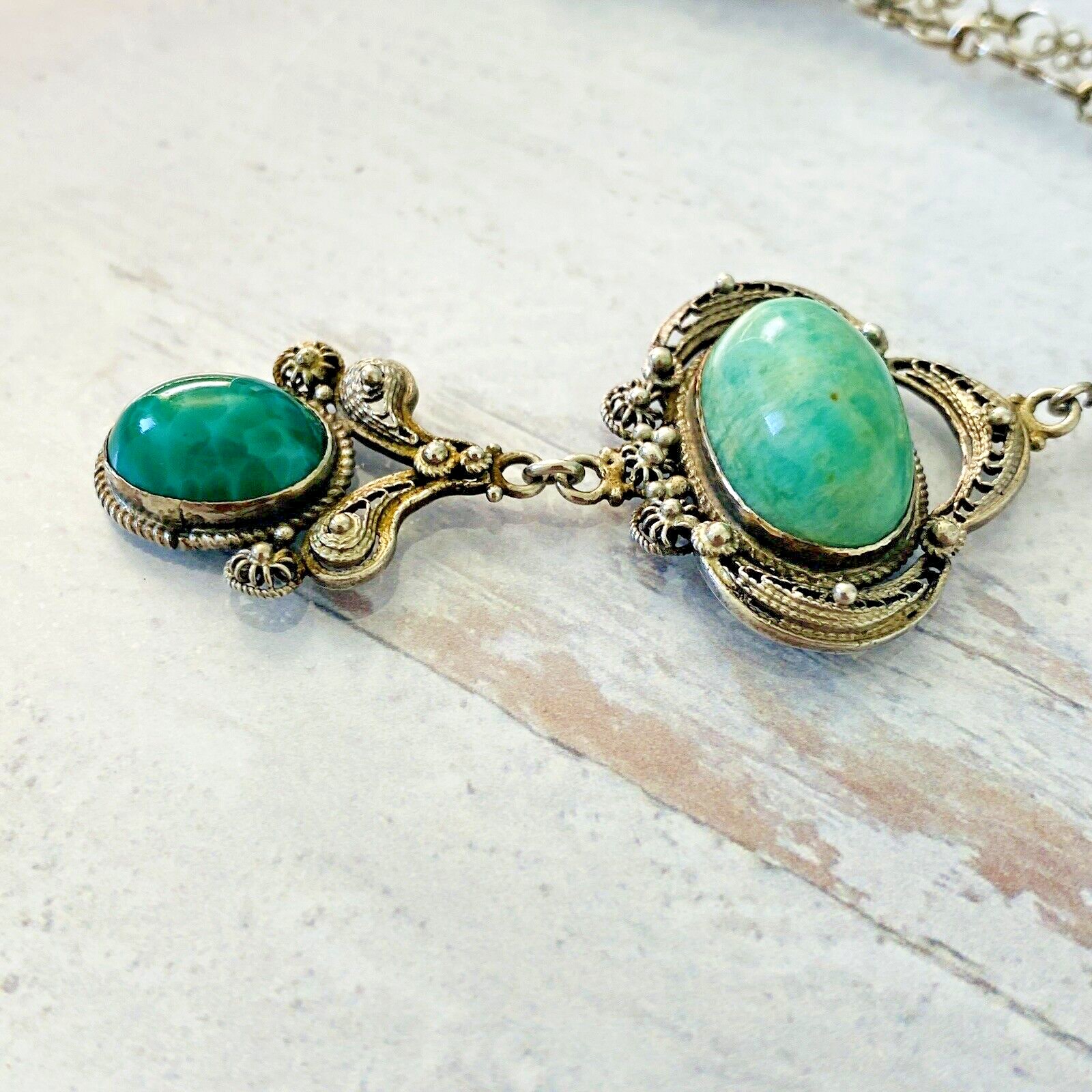 Peruzzi Filigree Pendant Necklace