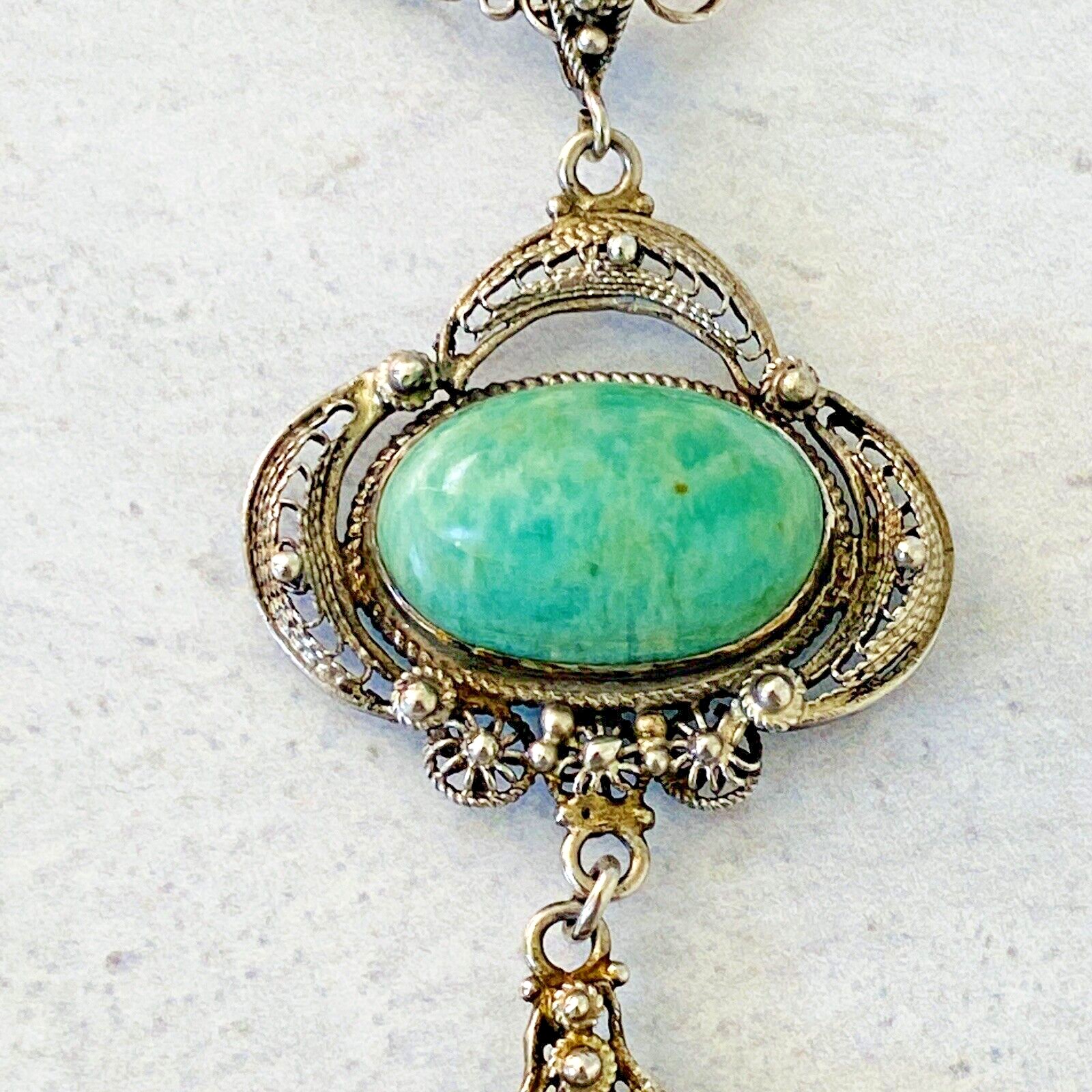 Peruzzi Filigree Pendant Necklace
