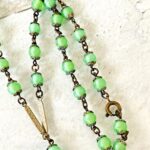 Czech Art Glass Pendant Necklace